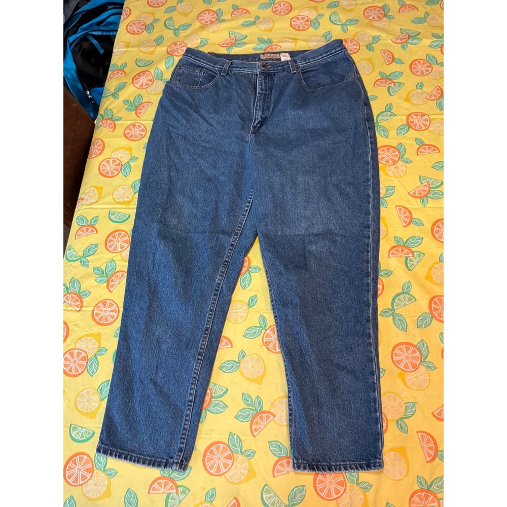 Crossroads Woman Jeans Womens 18WP‎ Blue Straight Leg High Rise Denim